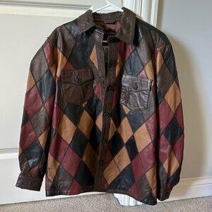 Oversized Leather Jacket